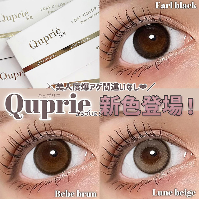 キュプリエ エアルブラック(Quprié Earl black)Rちゃん | モアコンタクト