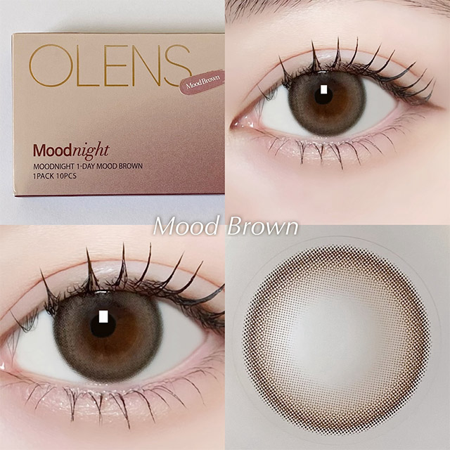 オーレンズ ムードナイトワンデー ムードブラウン(OLENS Moodnight
