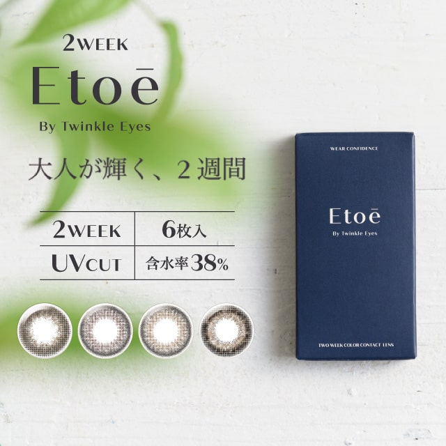 ツーウィーク エトエ バイ トゥインクルアイズ (2week Etoe By Twinkle Eyes) 2週間 カラコン