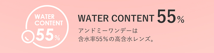 度あり・度なしワンデー カラコン DIA 14.5mm 1箱10枚入り「アンドミーシリーズ」含水率55%の高含水レンズ