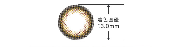 着色直径13.0mm