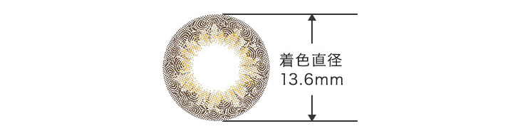 着色直径13.6mm