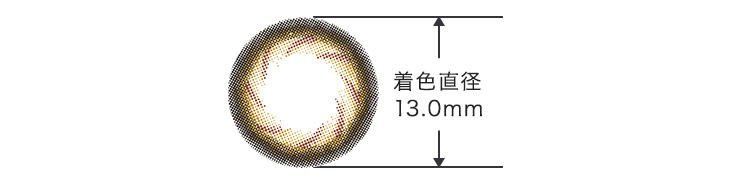着色直径13.0mm