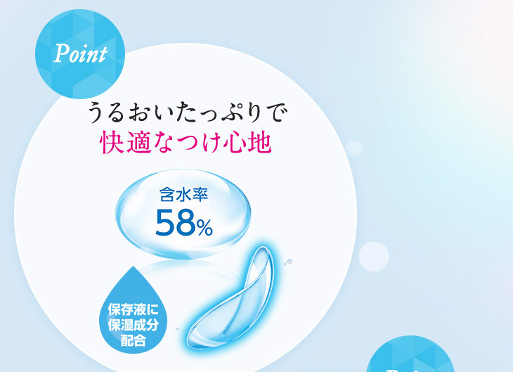 エマーブルのポイント1うるおいたっぷりで快適なつけ心地