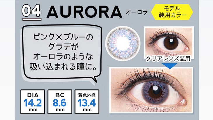 アンドミー/1ヶ月/マンスリー/1month/めるる/生見愛瑠/オーロラ/AURORA