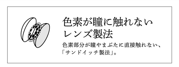 ビーハートビーワンデーのレンズは色素が瞳に触れない製法で安心安全