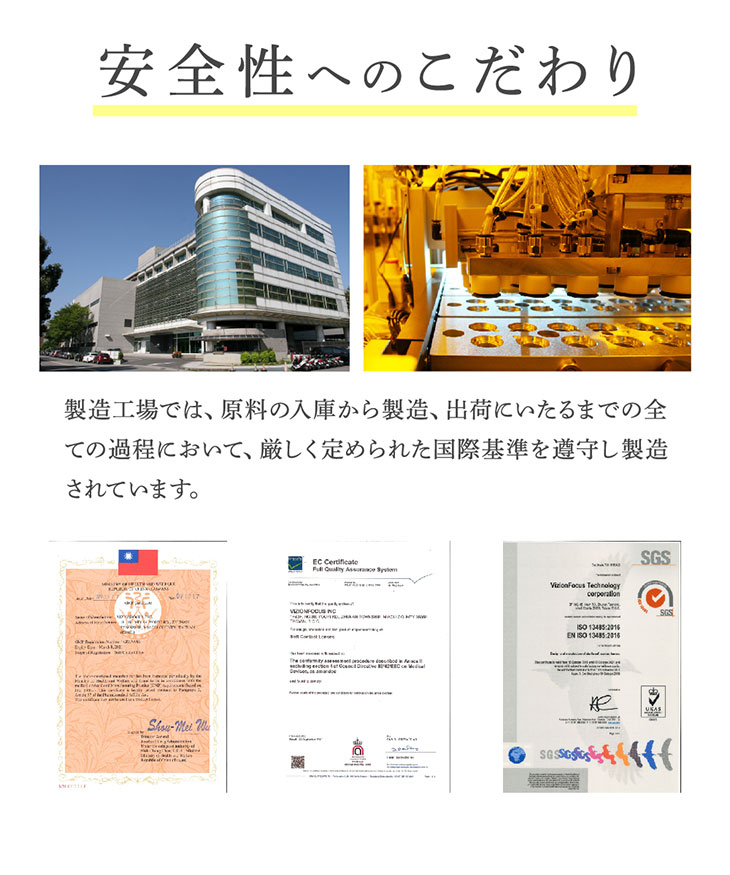 チャンスクリアワンデー(CHANCE CLEAR 1DAY)は安全性にこだわっています