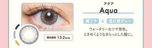 アクア|細フチ&透け感グレー【クルーム】