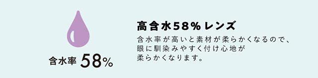 高含水58%レンズ|クルーム(CRUUM)