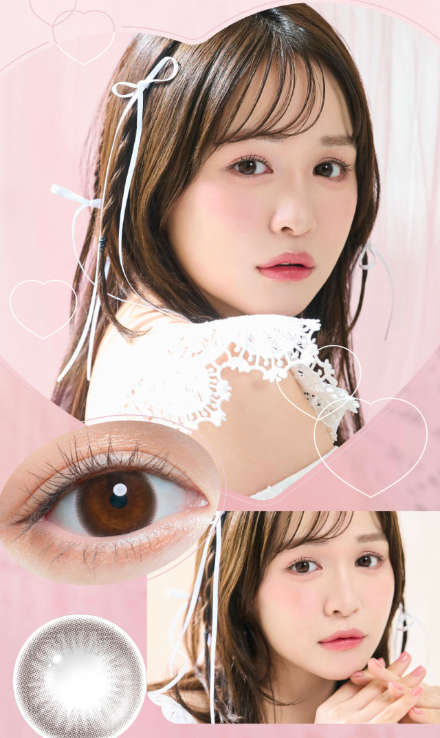 ゆうこす,ベイビーモア装用写真|モテクリエイター・ゆうこす(菅本裕子)プロデュース,チューズミー1month(Chu'sme 1month)