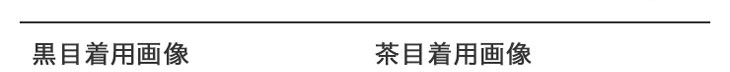 #204 Dark Brownダークブラウンの黒目と茶目の装用画像