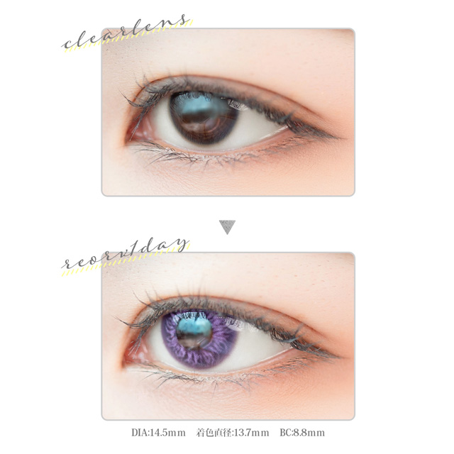 エティアレオーヴワンデーのクンツァイト|エティアレオーヴワンデー(Etia. Reorv 1day),1day,DIA14.5mm,着色直径13.7mm,BC8.8,10枚入り