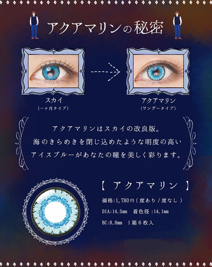 エティアクールワンデー新色 | アクアマリンの秘密