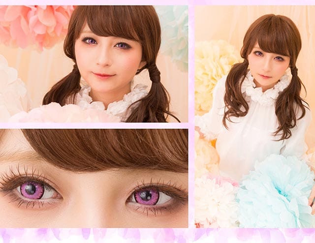 コスプレ高発色度ありワンデー エティアクールワンデー ビオラ