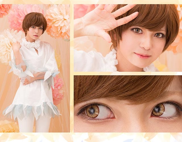 コスプレ高発色度ありワンデー エティアクールワンデー モンブラン