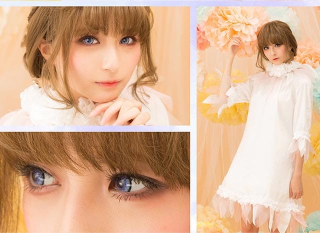 コスプレ高発色度ありワンデー エティアクールワンデー オルタンシア