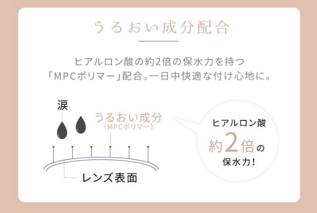 潤い成分配合,新木優子さんイメージモデル,エバーカラーワンデーナチュラルモイストレーベル(EverColor1day Natural MoistLabel)