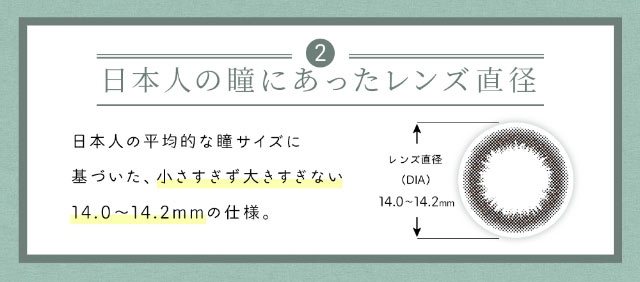 日本人の瞳にあったレンズ直径|アイメイクワンマンス,マンスリーカラコン,大人可愛い,ナチュラルカラコン,私の瞳をメイクする