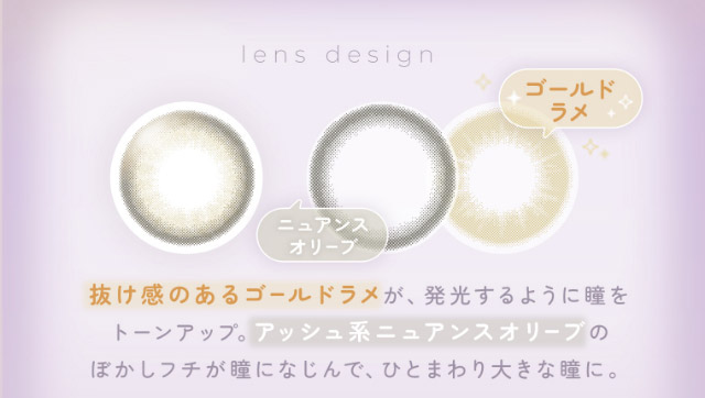 ハイライターのレンズ特徴|FAIRY 1Day SIMMERING SERIES ワンデーカラコン フェアリーワンデーシマーリングシリーズ