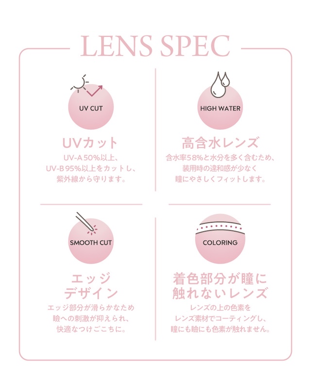 佐々木希イメージモデルの大人気ワンデーカラコン『フランミー』レンズスペック