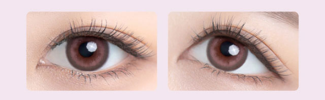 ぶどうグミ装用写真|毎日にもっと「自信」を マンスリーカラコン 毎日使いたくなる♡韓国っぽマンスリーカラコン ふふふ fufufu