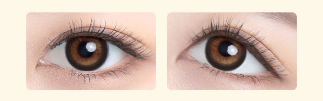 スモア装用写真|毎日にもっと「自信」を マンスリーカラコン 毎日使いたくなる♡韓国っぽマンスリーカラコン ふふふ fufufu