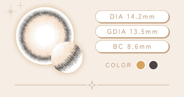 バナナミルクのレンズ写真|毎日にもっと「自信」を マンスリーカラコン 毎日使いたくなる♡韓国っぽマンスリーカラコン ふふふ fufufu