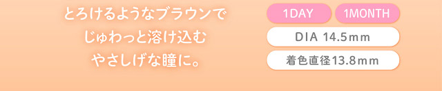 フェリアモワンデーのメルティバター|フェリアモワンデー 白石麻衣さんイメージモデル 誰でも絶対盛れちゃう!ナチュラルカラコンならフェリアモ(feliamo)