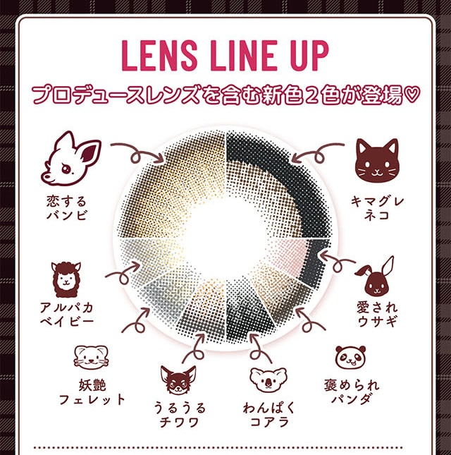 明日花キラライメージモデル フルーリー レンズラインナップ