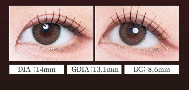 ジェンダーレスローズ装用写真,DIA14mm,GDIA13.1mm,BC8.6mm|「もう一段階上の私へ」をコンセプトに内に秘めた個性を呼び覚ますワンデーカラコン,TWICE ジョンヨンイメージモデル【GIRL CRUSH(ガールクラッシュ)】1day,10枚入り,DIA14.0mm,BC8.6mm