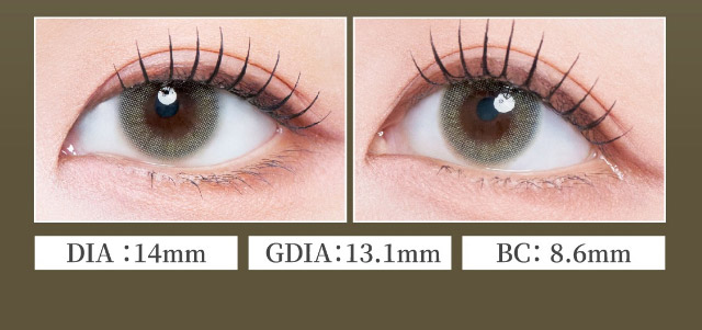 パールオーロラ装用写真,DIA14mm,GDIA13.1mm,BC8.6mm|「もう一段階上の私へ」をコンセプトに内に秘めた個性を呼び覚ますワンデーカラコン,TWICE ジョンヨンイメージモデル【GIRL CRUSH(ガールクラッシュ)】1day,10枚入り,DIA14.0mm,BC8.6mm