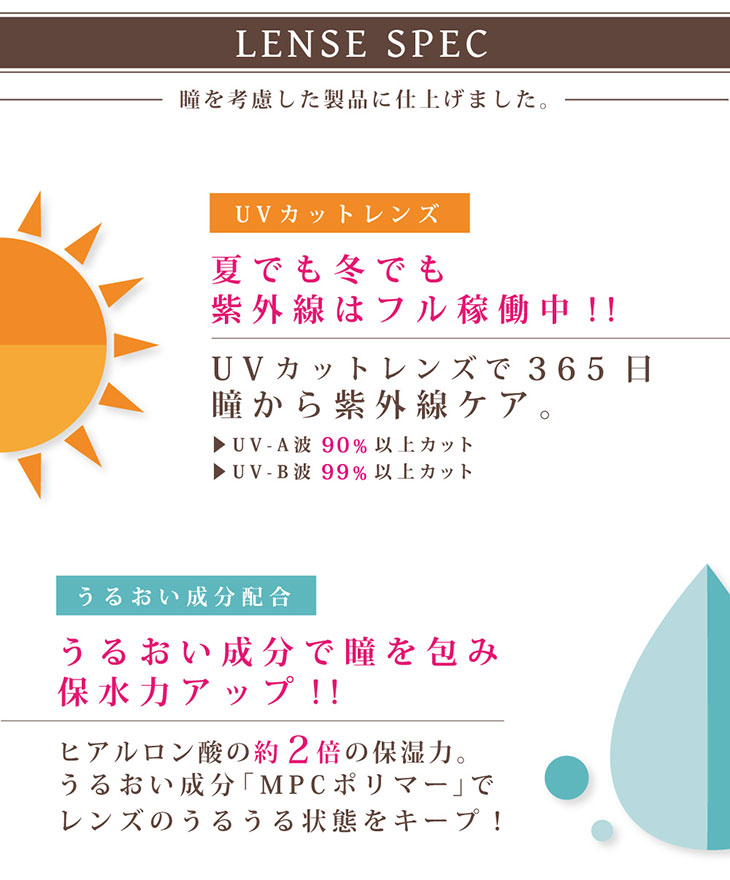 ジューシードロップ白石真実子イメージモデル|夏でも冬でもUVカットは必須365日瞳から紫外線ケア。うるおい成分で保水力アップMPCポリマー配合
