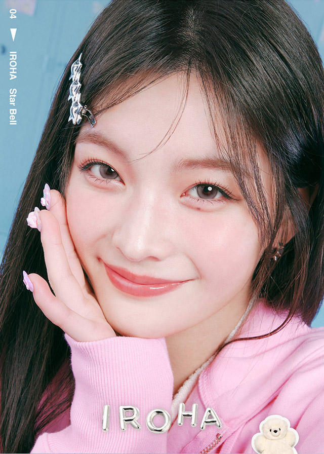 スターベル装用写真|ILLIT(アイリット)イメージモデル♡回らない水光カラコン「リルミィ(LilMe)」,1day,DIA14.5mm,高含水55%,ブルーライト&UVカット,うるおい成分配合,1箱10枚入り