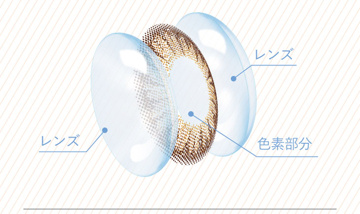 ラブアンドジョイバイスウィートサンドイッチ製法のレンズ説明画像