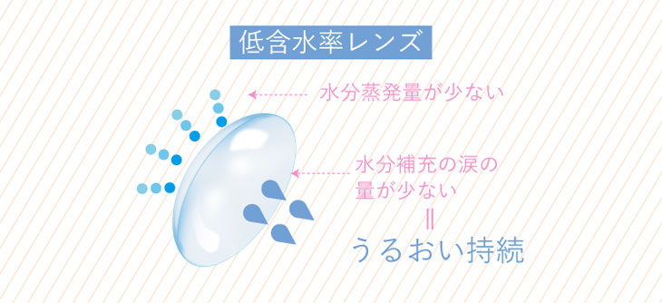 ラブアンドジョイバイスウィート低含水レンズの説明画像
