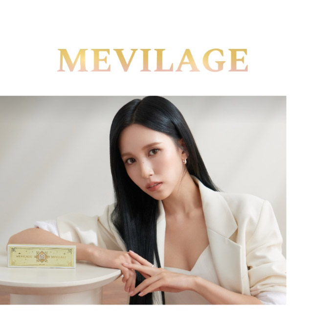 TWICE ミナイメージモデルのワンデーカラコン|女神のような美しさをコンセプトに瞳に艶と色気を纏うワンデーカラコン,TWICE ミナイメージモデルのワンデーカラコン【MEVILAGE(メビラージュ)】1day,10枚入り,DIA14.0mm,BC8.6mm