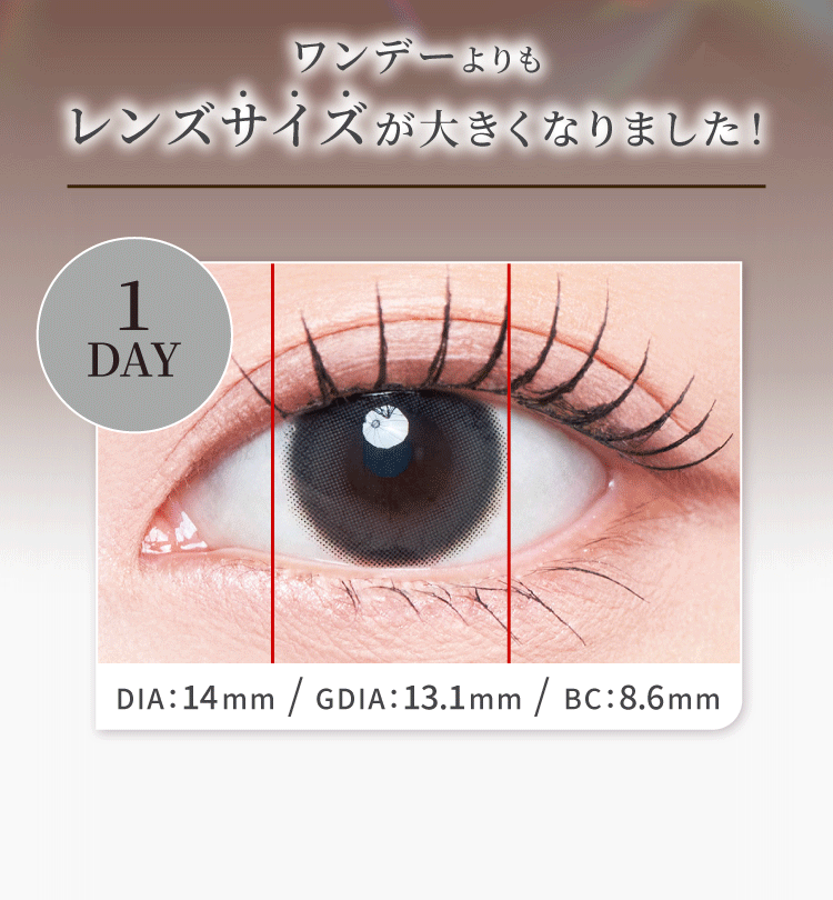 モアコン限定カラー,ここでしか買えない限定カラー,ブラックスワンのレンズ写真|女神のような美しさをコンセプトに瞳に艶と色気を纏うマンスリーカラコン,TWICE ミナイメージモデル【MEVILAGE 1MONTH(メビラージュ ワンマンス)】1month,2枚入り,DIA14.2mm,BC8.6mm