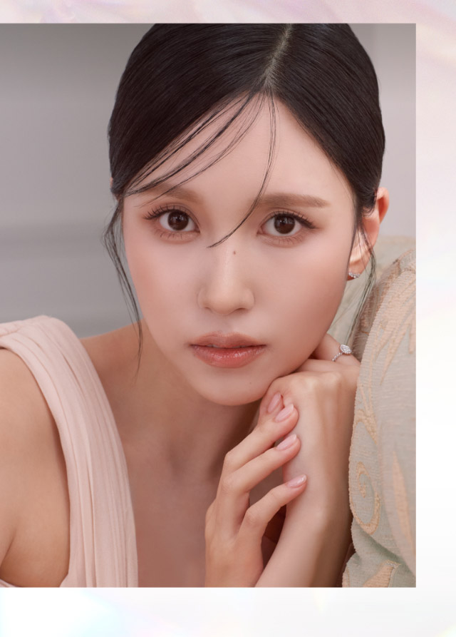 TWICE ミナイメージモデルのマンスリーカラコンメビラージュのピュアヌードシリーズ|女神のような美しさをコンセプトに瞳に艶と色気を纏うマンスリーカラコン,TWICE ミナイメージモデル【MEVILAGE 1MONTH(メビラージュ ワンマンス)】1month,2枚入り,DIA14.2mm,BC8.6mm