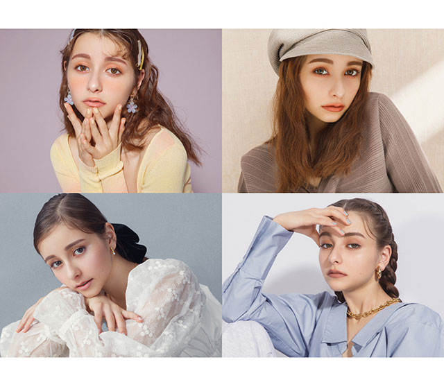 嵐莉菜ちゃん着用イメージカット|MODELIKE モデライク 嵐莉菜イメージモデル ワンデーカラコン