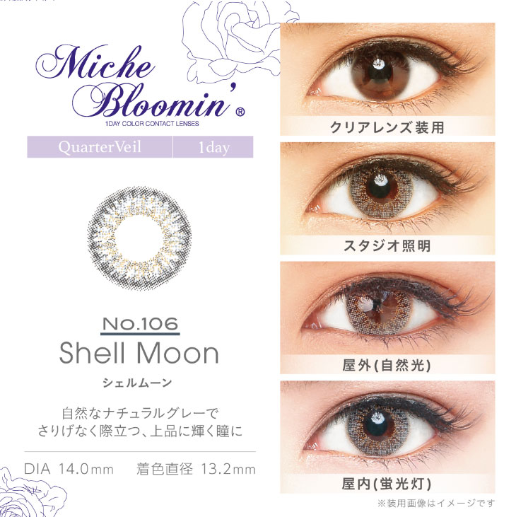 ミッシュブルーミン ワンデー Miche Bloomin 1day カラコン送料無料 着レポあり モアコンタクト モアコン 公式カラコン通販