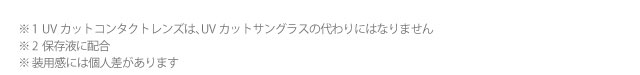 UVカットコンタクトレンズはUVカットサングラスの代わりにはなりません