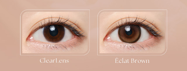 ミフェのエクラブラウン装用写真|自分を虜にする視線【ミフェ(Mifee)】シリコーンハイドロゲルレンズ,ワンデー,DIA14.5mm,G.DIA13.8mm,BC8.7mm,10枚入り