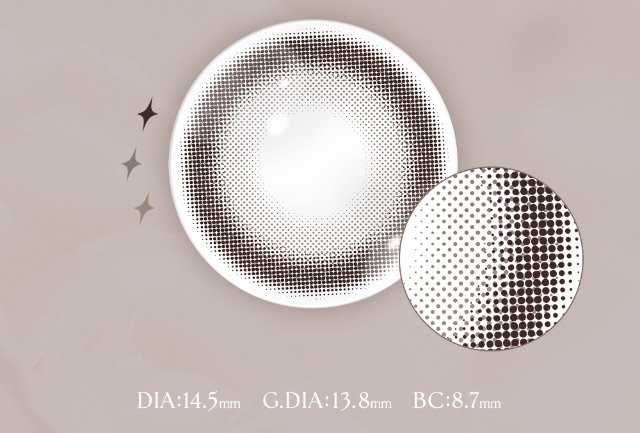 ミフェのピュールベージュ|自分を虜にする視線【ミフェ(Mifee)】シリコーンハイドロゲルレンズ,ワンデー,DIA14.5mm,G.DIA13.8mm,BC8.7mm,10枚入り