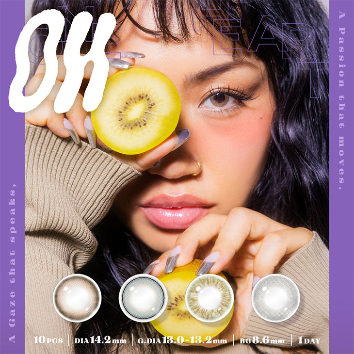 RIEHATAイメージモデルのカラコン『オー』