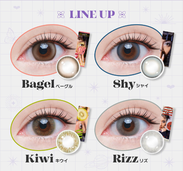 オーのレンズラインナップ一覧|世界を舞台に活躍するダンサー”RIEHATA”プロデュース,ひと目見ただけで、OH!となってしまうワンデーコンタクトレンズ オー(OH)ワンデー,DIA14.2mm,BC8.6mm,10枚入り