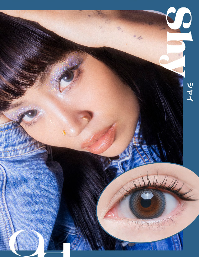 シャイ|世界を舞台に活躍するダンサー”RIEHATA”プロデュース,ひと目見ただけで、OH!となってしまうワンデーコンタクトレンズ オー(OH)ワンデー,DIA14.2mm,BC8.6mm,10枚入り