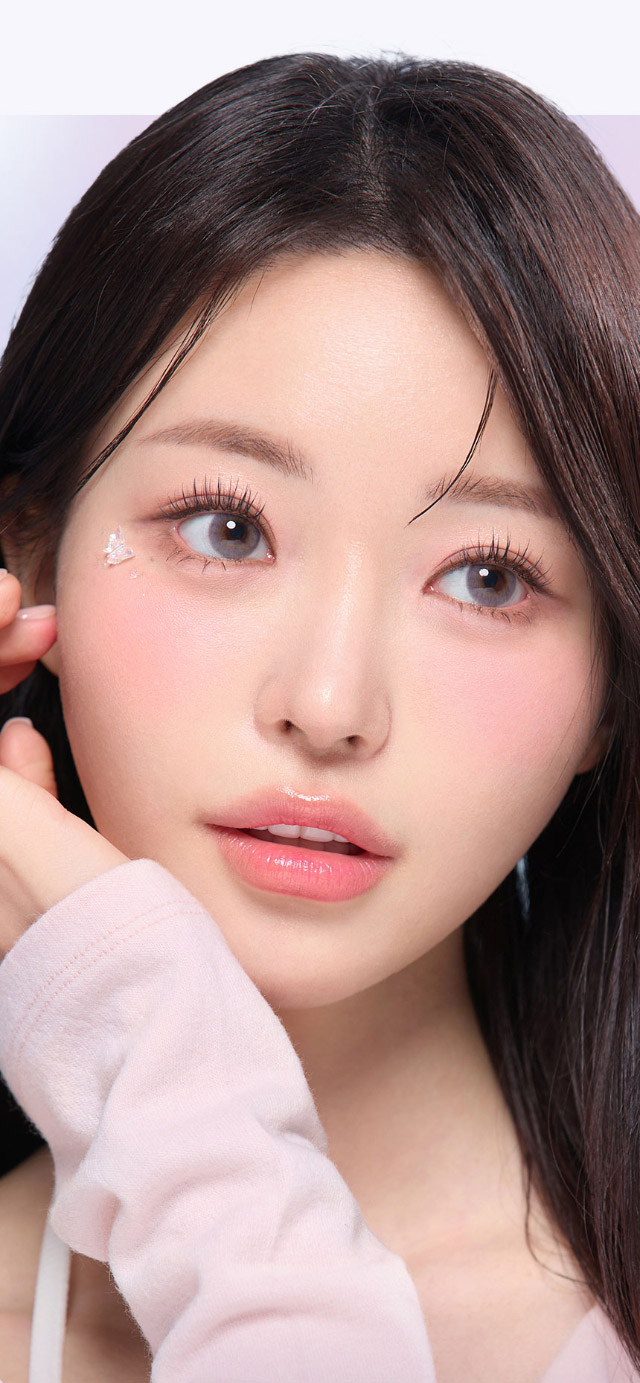 オーレンズ フレンチシャインワンデーのラベンダーは甘く溶け込むラベンダーカラーで華やかでロマンチックな瞳を演出|韓国カラコン オーレンズ フレンチシャインワンデー(OLENS French Shine 1day)華やかに輝くロマンチックな瞳になれるワンデーカラコン