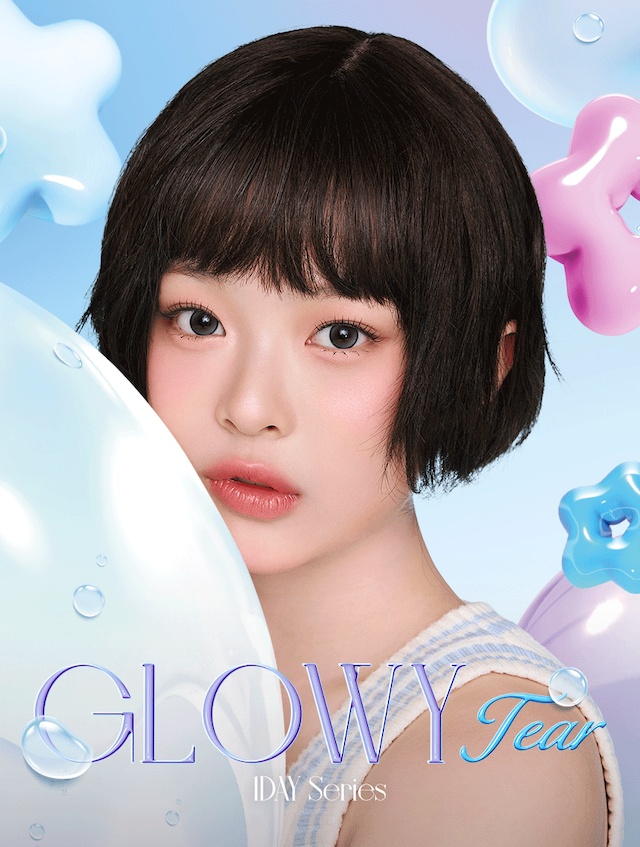 度あり10枚 オーレンズ グローイティアワンデー グレー DIA:14.2mm NewJeans ワンデー カラコン カラーコンタクトレンズ