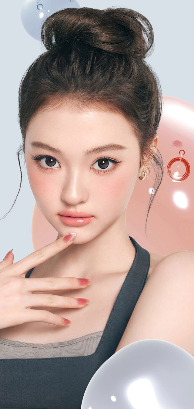 GLOWY Tear 1DAY SERIES|度あり10枚 チャコール オーレンズ グローイティア OLENS Glowy Tear DIA:14.2mmmm MEOVV(ミヤオ)  ワンデー カラコン カラーコンタクトレンズ