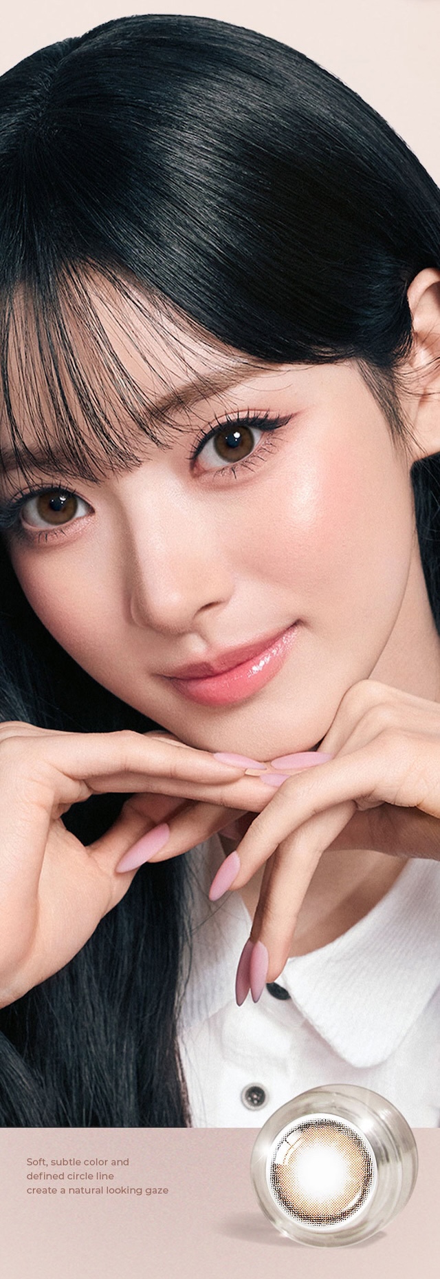 オーレンズビビリンクワンデー ブラウン|度あり・度なし 10枚 オーレンズ ビビリングワンデー ブラウン DIA:14.2mm ワンデー カラコン カラーコンタクトレンズ